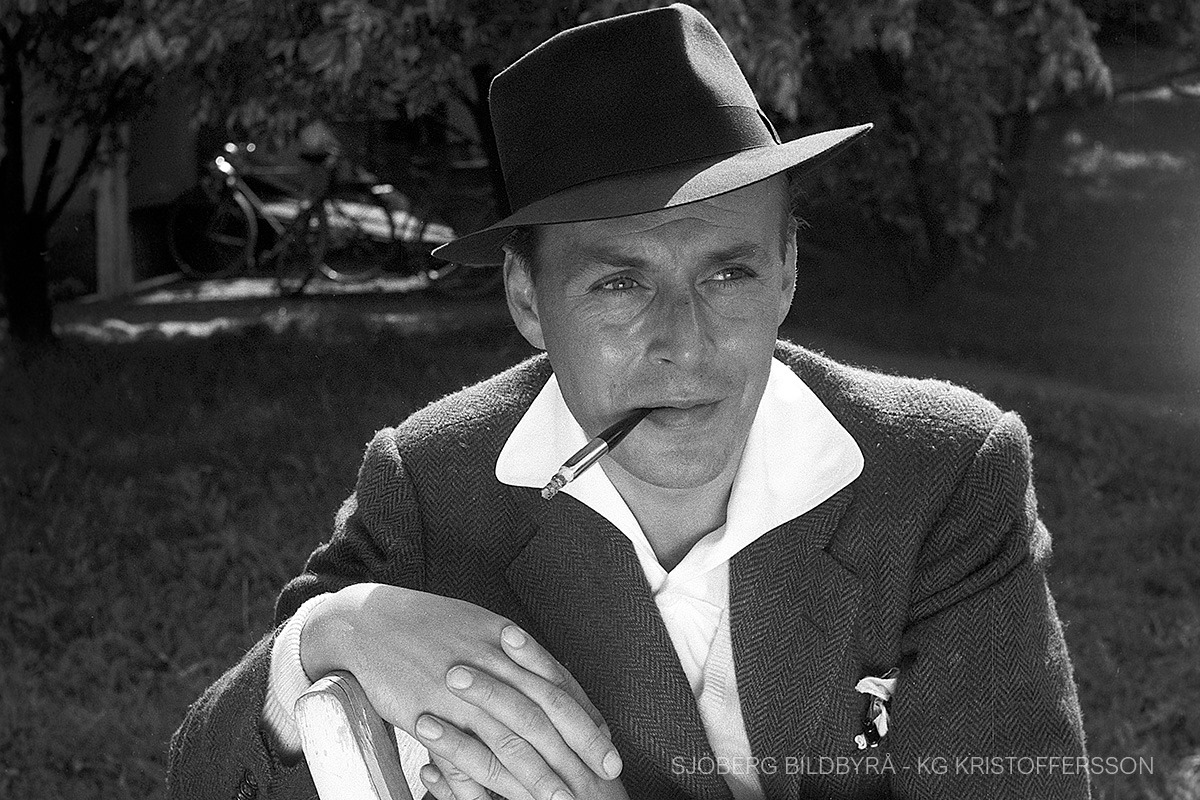 Hasse Ekman (1915-2004). Foto: KG Kristoffersson/Sjöberg bildbyrå.